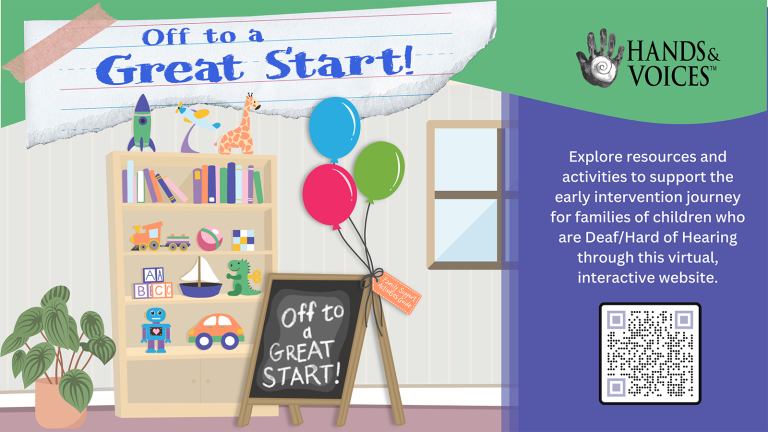 Image of Off to a Great Start website home page