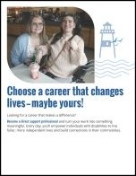 Choose a career that changes lives -- maybe yours!