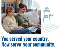 You served your country. Now serve your community.